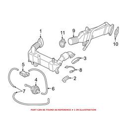 BMW EGR Cooler 11718576450